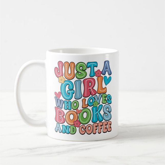 Bücher und Kaffee im Lover Kaffeetasse (Links)