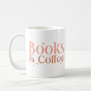 Bücher und Kaffee Kaffeetasse