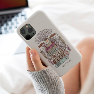Bücher und Kaffee Lover Personalisiert iPhone 15 Plus Hülle