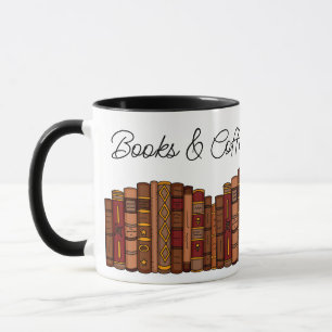 Bücher und Kaffee sind alles, was ich brauche Tasse