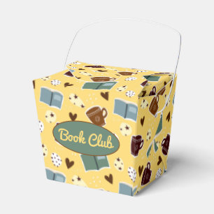 Bücher und Kaffeekartons Geschenkschachtel