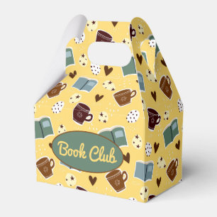 Bücher und Kaffeekartons Geschenkschachtel