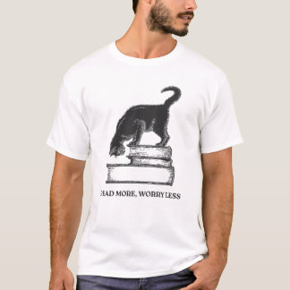 Bücher und Katzen sind das Glück der Seele T-Shirt