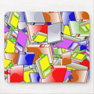 Bücher und mehr Bücher Mousepad