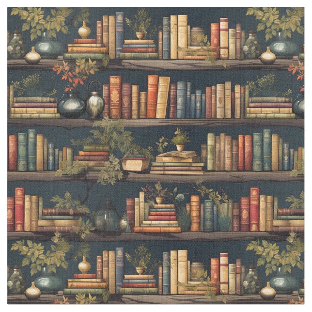Bücher und Pflanze Stoff (Nahaufnahme)