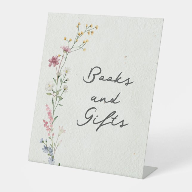 Bücher und Schenkungen Sockelschild (Vorderseite)