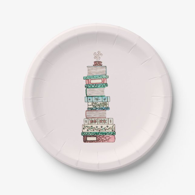 Bücher und Teller (Vorderseite)