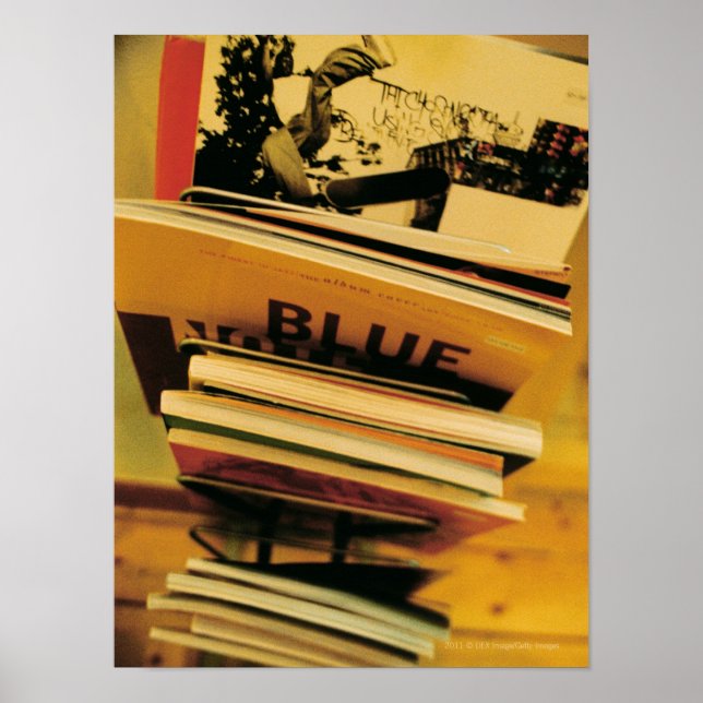 Bücher und Zeitschriften Poster (Vorne)