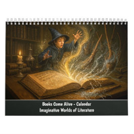 Bücher werden lebendig – Bildgewaltige Literatur Kalender