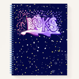 Bücher Wortschatz zeichnend Lesen Spiral