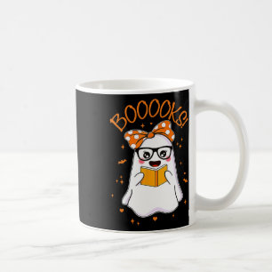 Bücher zu Ghost Halloween Women Teacher Book Libra Kaffeetasse