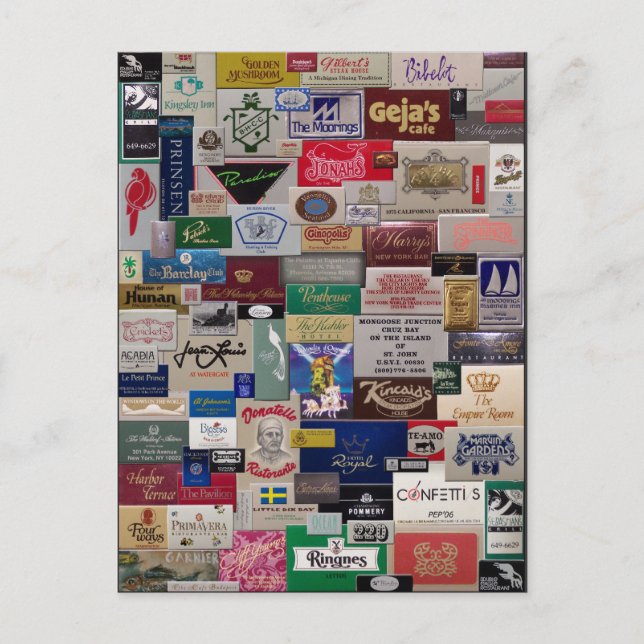 Bücher zuordnen postkarte (Vorderseite)