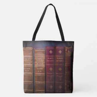 Bücherbibliothek Mehrdruck-Totbeutel, groß
