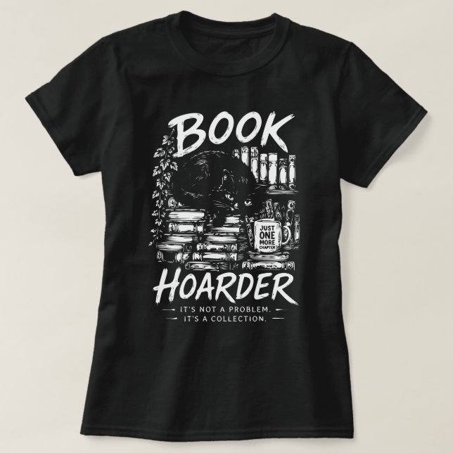 Bücherhorter: Es ist eine Sammlung T-Shirt (Design vorne)