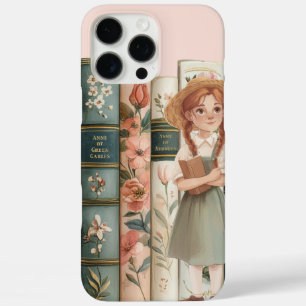 Bücherliebhaber Anne auf Green Gables Florale iPhone 16 Pro Max Hülle