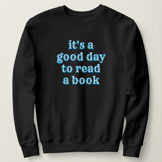 Bücherliebhaber Bücherstapel Sweatshirt (Design vorne)