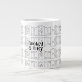 Bücherliebhaber-Kaffeetasse Jumbo-Tasse