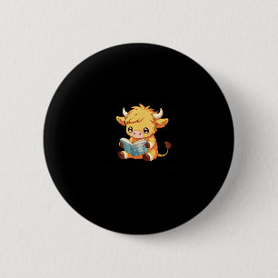 Bücherliebhaber Kuh Bücherwurm ich lese lieber Tie Button