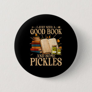 Bücherliebhaber lesen brauchen ein gutes Buch und Button