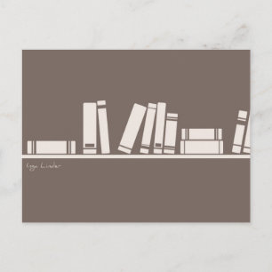 Bücherliebhaber! Postkarte