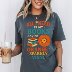 Bücherliebhaber-Shirt, alles was ich brauche sind T-Shirt