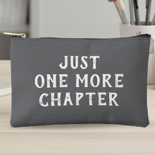 Bücherliebhaber Spruch Nur noch ein Kapitel Grau Zubehörtasche