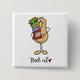 Bücherliebhaber T-Shirts und Geschenke Button