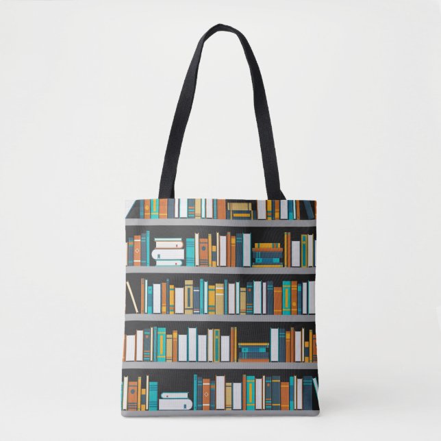 Bücherliebhaber Tote Bag (Vorderseite)