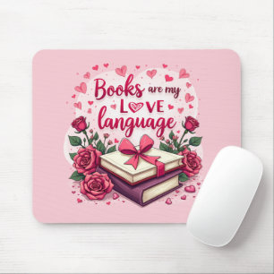 Bücherliebhaber Valentinstag Romantische Lektüre Ä Mousepad