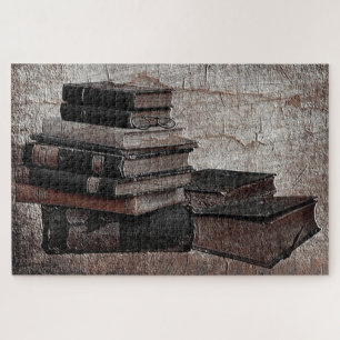 Bücherliebhaber Vintage Puzzle