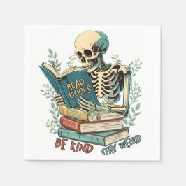 Bücherpapier lesen serviette