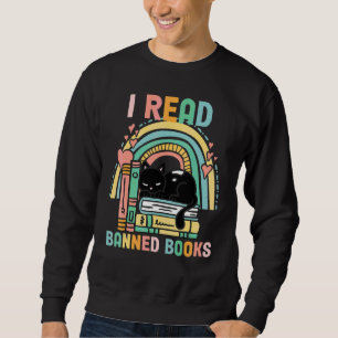 Bücherregal Verbotene Bücher Zitate Ich las verbot Sweatshirt