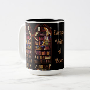 Bücherregale für Bücher Zweifarbige Tasse
