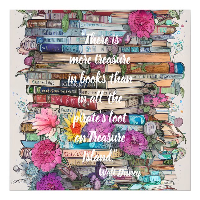 Bücherstapel Fotodruck (Vorne)