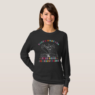 Bücherteppich Das ist es, was ich Bücher lese T-Shirt