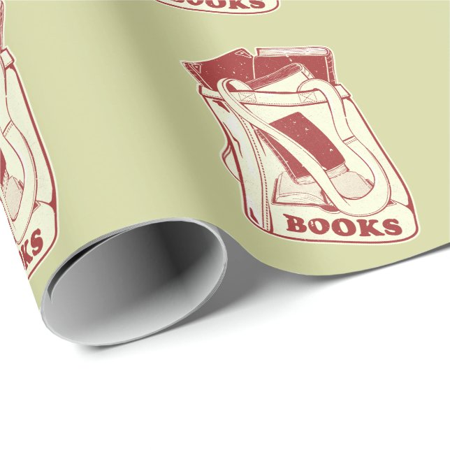 Büchertüte I Liebe zu lesen Geschenkpapier (Rolleneckpunkt)