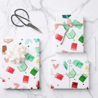 Bücherumhüllungspapier Geschenkpapier Set