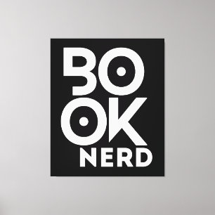 Bücherwurm beim Lesen von Büchern Literatur Leinwanddruck
