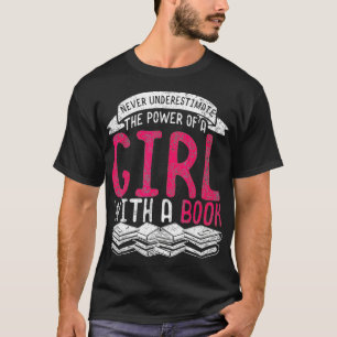 Bücherwurm Bibliothekarin Mädchen Frauen Geschenk T-Shirt