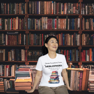 Bücherwurm buchen lustig T-Shirt