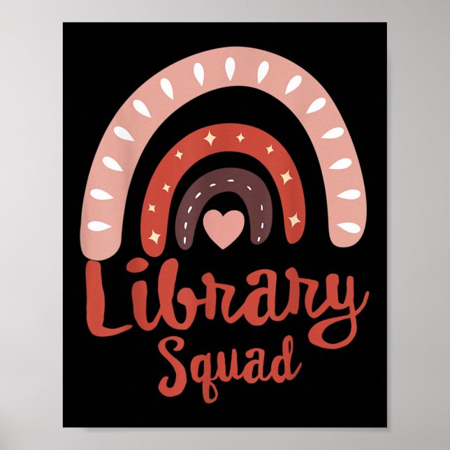 Bücherwurm-Bücherei Poster (Vorne)