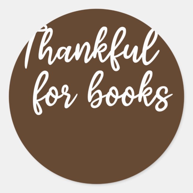 Bücherwurm für Bücher dankbar Runder Aufkleber (Vorderseite)
