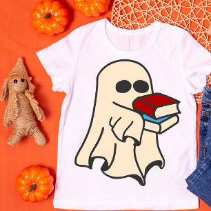 Bücherwurm-Geist Halloween T-Shirt