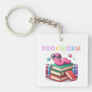 Bücherwurm Glückseligkeit Schlüsselanhänger