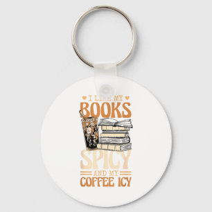 Bücherwurm Ich mag meine Bücher Scy und meinen Kaf Schlüsselanhänger