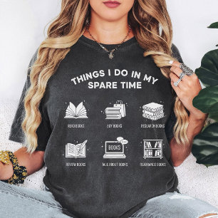 Bücherwurm Leben - Dinge, die ich in meiner Freize T-Shirt
