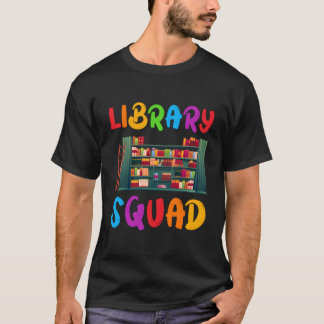 Bücherwurm-Lehrer Bibliothek Squa T-Shirt