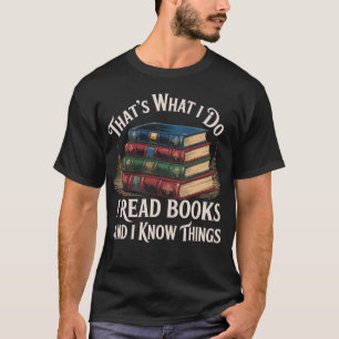 Bücherwurm Lesen und Wissen T-Shirt