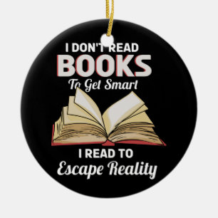 Bücherwurm liest Bücher, Bücher Keramik Ornament