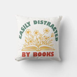 Bücherwurm Lustig Leicht Ablenkbar Durch Bücher Kissen